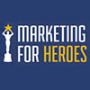 LOGO marketing for heroes 100x100